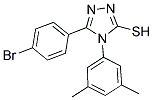 5-(4-BROMO-PHENYL)-4-(3,5-DIMETHYL-PHENYL)-4H-[1,2,4]TRIAZOLE-3-THIOL Struktur