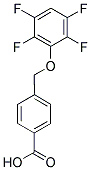 4-(2,3,5,6-TETRAFLUORO-PHENOXYMETHYL)-BENZOIC ACID Struktur