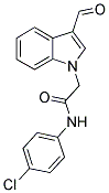 N-(4-CHLORO-PHENYL)-2-(3-FORMYL-INDOL-1-YL)-ACETAMIDE Struktur