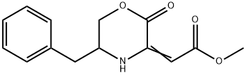 METHYL 2-(5-BENZYL-2-OXO-1,4-OXAZINAN-3-YLIDEN)ACETATE Struktur