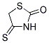 4-THIOXO-1,3-THIAZOLIDIN-2-ONE Struktur