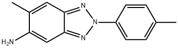 6-METHYL-2-(4-METHYLPHENYL)-2H-1,2,3-BENZOTRIAZOL-5-AMINE Struktur