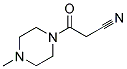 3-(4-METHYL-PIPERAZIN-1-YL)-3-OXO-PROPIONITRILE Struktur