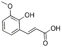 (2E)-3-(2-HYDROXY-3-METHOXYPHENYL)ACRYLIC ACID Struktur