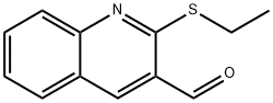 2-(ETHYLSULFANYL)-3-QUINOLINECARBALDEHYDE Struktur