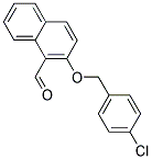 2-[(4-CHLOROBENZYL)OXY]-1-NAPHTHALDEHYDE Struktur