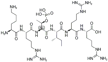H-LYS-ARG-PTHR-ILE-ARG-ARG-OH Struktur