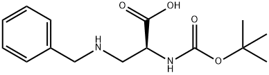 BOC-BETA-N-BENZYLAMINO-L-ALA Struktur