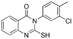 3-(3-CHLORO-4-METHYL-PHENYL)-2-MERCAPTO-3H-QUINAZOLIN-4-ONE Struktur