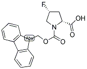 FMOC-(2R,4R)-PRO(4-F)-OH Struktur