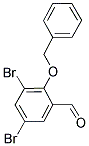 2-(BENZYLOXY)-3,5-DIBROMOBENZALDEHYDE Struktur