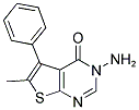 3-AMINO-6-METHYL-5-PHENYL-3H-THIENO[2,3-D]PYRIMIDIN-4-ONE Struktur