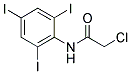 2-CHLORO-N-(2,4,6-TRIIODO-PHENYL)-ACETAMIDE Struktur