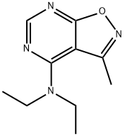 N,N-DIETHYL-3-METHYLISOXAZOLO[5,4-D]PYRIMIDIN-4-AMINE Struktur