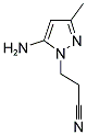 3-(5-AMINO-3-METHYL-PYRAZOL-1-YL)-PROPIONITRILE Struktur