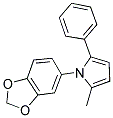 1-(1,3-BENZODIOXOL-5-YL)-2-METHYL-5-PHENYL-1H-PYRROLE Struktur