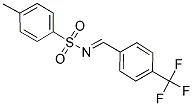 4-METHYL-N-(4-TRIFLUOROMETHYL-BENZYLIDENE)-BENZENESULFONAMIDE Struktur