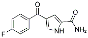 4-(4-FLUORO-BENZOYL)-1H-PYRROLE-2-CARBOXYLIC ACID AMIDE Struktur