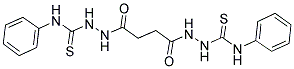 N-(((PHENYLAMINO)THIOXOMETHYL)AMINO)-N'-(((PHENYLAMINO)THIOXOMETHYL)AMINO)BUTANE-1,4-DIAMIDE Struktur