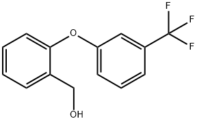 (2-[3-(TRIFLUOROMETHYL)PHENOXY]PHENYL)METHANOL Struktur