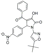 4-BENZOYL-1-(5-TERT-BUTYLISOXAZOL-3-YL)-3-HYDROXY-5-(4-NITROPHENYL)-1H-PYRROL-2(5H)-ONE|