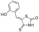 (5Z)-5-(2-HYDROXYBENZYLIDENE)-4-THIOXO-1,3-THIAZOLIDIN-2-ONE Struktur