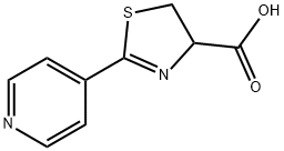 2-PYRIDIN-4-YL-4,5-DIHYDRO-THIAZOLE-4-CARBOXYLIC ACID Struktur