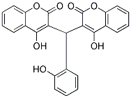 4-HYDROXY-3-[(4-HYDROXY-2-OXO-2H-CHROMEN-3-YL)(2-HYDROXYPHENYL)METHYL]-2H-CHROMEN-2-ONE Struktur