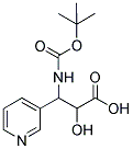 3-TERT-BUTOXYCARBONYLAMINO-2-HYDROXY-3-PYRIDIN-3-YL-PROPIONIC ACID Struktur