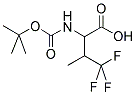 2-TERT-BUTOXYCARBONYLAMINO-4,4,4-TRIFLUORO-3-METHYL-BUTYRIC ACID Struktur