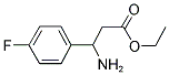 3-AMINO-3-(4-FLUORO-PHENYL)-PROPIONIC ACID ETHYL ESTER Struktur