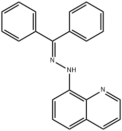 DIPHENYLMETHANONE N-(8-QUINOLINYL)HYDRAZONE Struktur