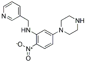 N-(2-NITRO-5-PIPERAZIN-1-YLPHENYL)-N-(PYRIDIN-3-YLMETHYL)AMINE Struktur