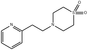 4-[2-(2-PYRIDINYL)ETHYL]-1LAMBDA6,4-THIAZINANE-1,1-DIONE Struktur