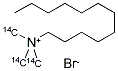 DODECYLTRIMETHYLAMMONIUM-BROMIDE, [METHYL-14C]- Struktur