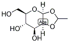 1,2-O-ETHYLIDENE (R,S)-B-D-MANNOPYRANOSIDE Struktur