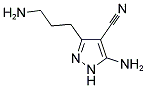 5-AMINO-3-(3-AMINOPROPYL)-1H-PYRAZOLE-4-CARBONITRILE Struktur