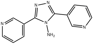 3,5-DI(3-PYRIDINYL)-4H-1,2,4-TRIAZOL-4-AMINE Struktur