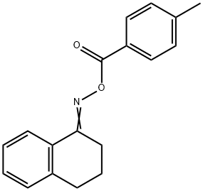 1-([(4-METHYLBENZOYL)OXY]IMINO)-1,2,3,4-TETRAHYDRONAPHTHALENE Struktur