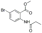 5-BROMO-2-PROPIONYLAMINO-BENZOIC ACID METHYL ESTER Struktur