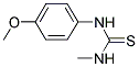 N-(4-METHOXYPHENYL)-N'-METHYLTHIOUREA Struktur