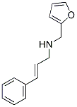 N-(2-FURYLMETHYL)-3-PHENYLPROP-2-EN-1-AMINE Struktur