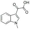 N-METHYL-3-INDOLEGLYOXYLIC ACID Struktur