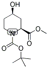 (2S,4R)-N-BOC-4-HYDROXY PIPERIDINE-2-CARBOXYLIC ACID METHYL ESTER Struktur