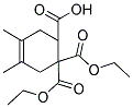 6,6-BIS(ETHOXYCARBONYL)-3,4-DIMETHYL-3-CYCLOHEXENE-1-CARBOXYLIC ACID Struktur