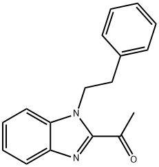 1-(1-PHENETHYL-1H-1,3-BENZIMIDAZOL-2-YL)-1-ETHANONE Struktur