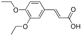 (2E)-3-(3,4-DIETHOXYPHENYL)ACRYLIC ACID Struktur