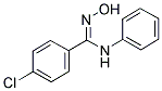 4-CHLORO-N'-HYDROXY-N-PHENYLBENZENECARBOXIMIDAMIDE Struktur