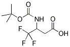 BOC-3-AMINO-4,4,4-TRIFLUOROBUTYRIC ACID Struktur