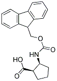 FMOC-(+/-)-CIS-2-AMINOCYCLOPENTANE-1-CARBOXYLIC ACID Struktur